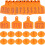 100Pcs Durable Orange Cow Ear Tags Flexible Tpu Animal Identification 1