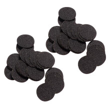 300Pcs Black Round Sandpaper Discs for Nail Shaping and Removal