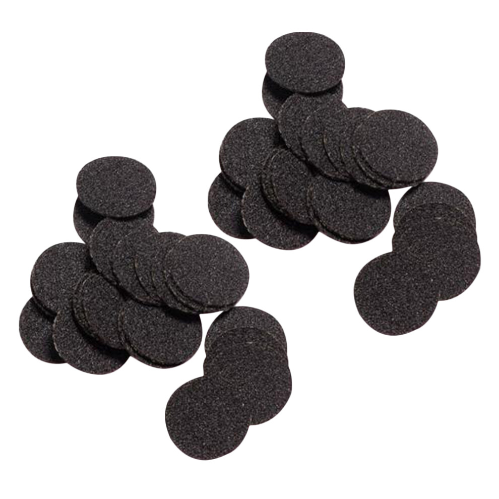 Ohphcall 300Pcs Black Round Sandpaper Discs For Nail Shaping And Removal