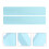 8Pcs Sky-Blue Plastic Paperweights for Desktop Decor and Study 10