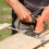 Silver Circular Saw Guide Track with Ruler for 4