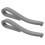 2Pcs Reusable Dark Grey Sponge Strip Home Insulation Window Protector 9