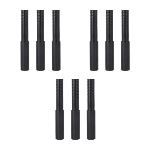 9Pcs Lightweight Black Golf Putter Shaft Extension Rods for Player Use 2