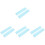 8Pcs Sky-Blue Plastic Paperweights for Desktop Decor and Study 3