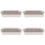 4Pcs Rectangular Rabbit Training Potty with Anti-Fall Fence Design 3