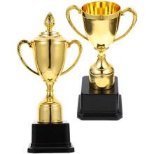 6Pcs Colorful Plastic Trophy Awards for Kids Games and Party Favors