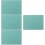 4Pièces Caoutchouc Silicone Vert Souple Pour Projets DIY 7