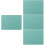 4Pièces Caoutchouc Silicone Vert Souple Pour Projets DIY 6