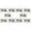 10Pcs Wireless Mini Digital Hygrometer Thermometer White for Reptiles 2