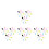 84Pcs Easy Install Plastic Flights and Shafts Dart Accessories Multi 3