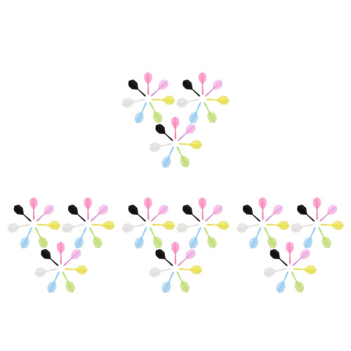 84Pcs Easy Install Plastic Flights and Shafts Dart Accessories Multi 2