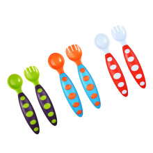3Sets Baby Eetgerei Lepels Set Ergonomisch En PP
