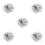 4000Pcs Silver PVC Round Sequins Loose Sparkling Craft Embroidery DIY 7