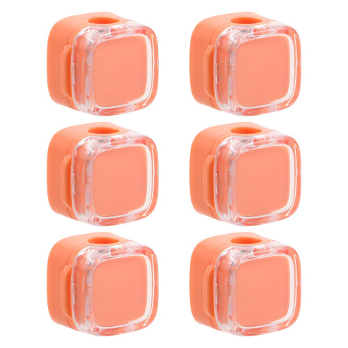 12Pcs Orange Magnetic Cable Holders Removable Adhesive Wire Organizers 2