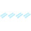 8Pcs Sky-Blue Plastic Paperweights for Desktop Decor and Study 5