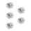 4000Pcs Silver PVC Round Sequins Loose Sparkling Craft Embroidery DIY 8