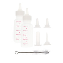 1Set Clear Silicone Pet Nursing Bottle Ideal for Home Dog Cat Feeding