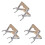 3Pcs Beekeeping Frame Holder Wood Handle Bee Hive Capture Tool 2