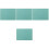 4Pièces Caoutchouc Silicone Vert Souple Pour Projets DIY 3