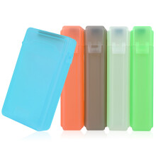 2Pcs Assorted Color Hard Disk Box Shock-Proof Plastic Storage Case