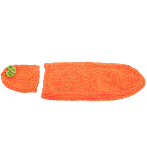 2Sets Sleeping Swaddle Blanket with Hat Newborn Photo Prop 2