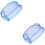 2Pcs Car Intake Protector Cover Blue Polyester Fabric Intake Mesh 8