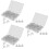 300Pcs Clear Decorative Push Pins for Cork Board Daily Use Thumbtacks 6
