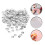 4000Pcs Silver PVC Round Sequins Loose Sparkling Craft Embroidery DIY 9