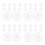 40Pcs Multifunctional White Plastic Potato Squeezer and Pickling Tool 5