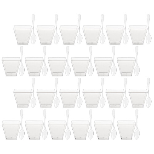 60Sets Portable Cups Mousse
