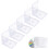 10Pcs Transparent Cd Media Storage Cases Dual Disc Plastic Holders 1