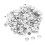 4000Pcs Silver PVC Round Sequins Loose Sparkling Craft Embroidery DIY 3