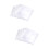 10Pcs Transparent Cd Media Storage Cases Dual Disc Plastic Holders 9