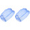 2Pcs Car Intake Protector Cover Blue Polyester Fabric Intake Mesh 5