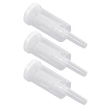 3Sets White Air Release Valves Plastic Check Valves for Wine Making