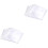 10Pcs Transparent Cd Media Storage Cases Dual Disc Plastic Holders 6
