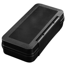 5Pcs Sturdy Plastic Portable Black Cigar Storage Box