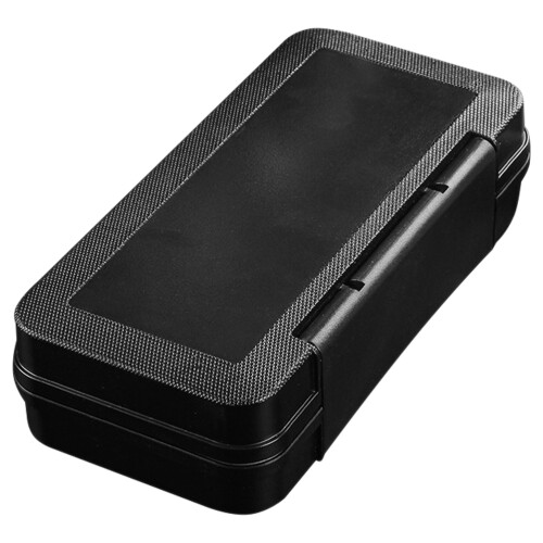 5Pcs Sturdy Plastic Portable Black Cigar Storage Box