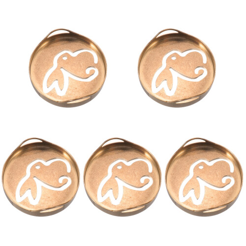 5Pcs Copper Incense Press Mold Tool for DIY Home Fragrance Accessory 1