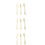 450Pcs Wooden Set Light Yellow Cutters 6