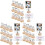 39Pcs Versatile Wooden Photo Holders with Clips Assorted Colors 2