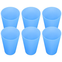 18Pcs Plastic Party Mugs Purple Lightweight Toddler Cups for Kids