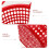 10Pcs Red Plastic Basket for Fruits Picking with Ergonomic Handle 7
