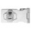 4Pcs Durable Silver Keyed Hasp Locks for Cabinet Wine Door Security 2