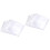 10Pcs Transparent Cd Media Storage Cases Dual Disc Plastic Holders 7