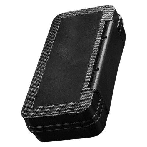 5Pcs Sturdy Plastic Portable Black Cigar Storage Box 1