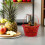 10Pcs Red Plastic Basket for Fruits Picking with Ergonomic Handle 4