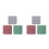 6Pcs Silicone Heat Resistant Mat Thickened Table Mat Assorted Colors 5
