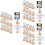 39Pcs Versatile Wooden Photo Holders with Clips Assorted Colors 6