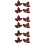 12Pcs Red Simulation Fish Spawning Leaves Plastic Aquarium Landscape 9
